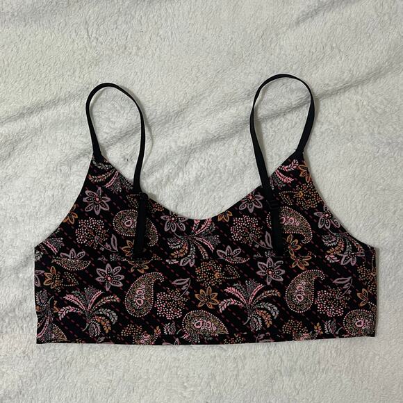 Victoria's Secret (M) Sexy Paisley Floral Unlined Scoop Neck No Wire Bralette - Picture 7 of 10